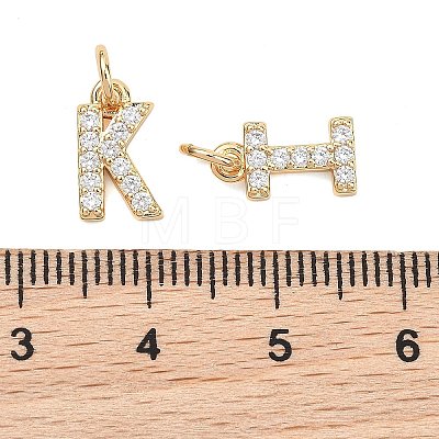 SHEGRACE Brass Micro Pave Clear Cubic Zirconia Pendants XGRQ29361-394G-1