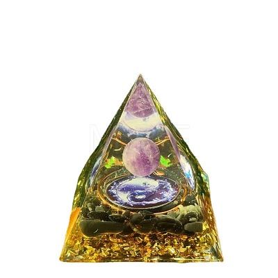 Orgonite Pyramid Resin Energy Generators PW-WG9316C-01-1