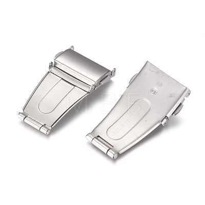 201 Stainless Steel Watch Band Clasps STAS-D173-01D-1