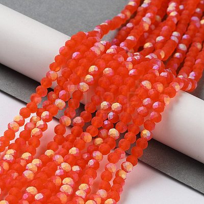 Transparent Glass Beads Strands LS-EGLA-A034-T4mm-MB25-1