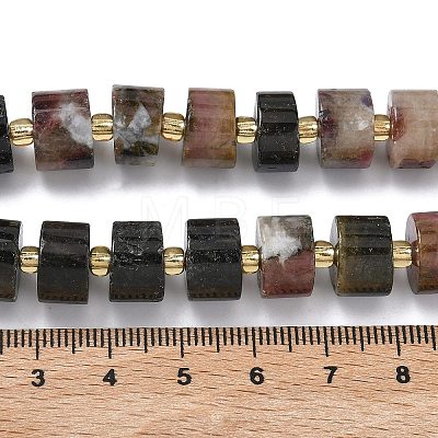 Natural Multicolor Tourmaline Beads Strands G-C270-I07-01-1