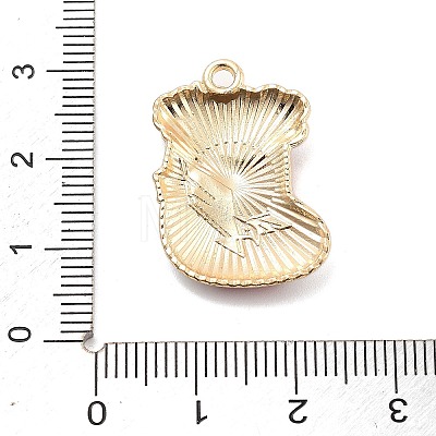 Christmas Theme Alloy Enamel Pendants ENAM-D060-04E-1