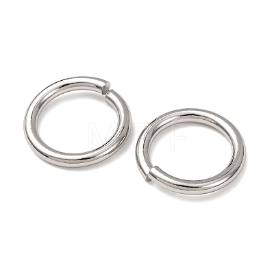 Tarnish Resistant 304 Stainless Steel Open Jump Rings X-STAS-R065-41-1