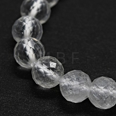 Natural Quartz Crystal Beads Strands G-G927-25-1