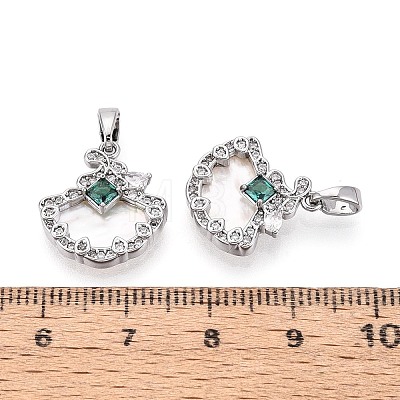 Natural White Shell Pendants KK-N287-24P-1