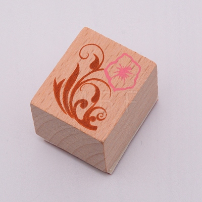 Wooden Stamps DIY-WH0177-76A-1