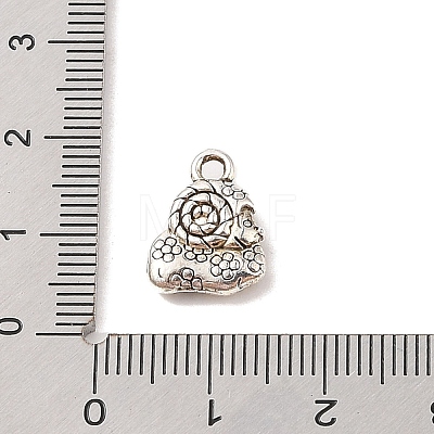 Tibetan Style Alloy Charms TIBE-Q090-10AS-1