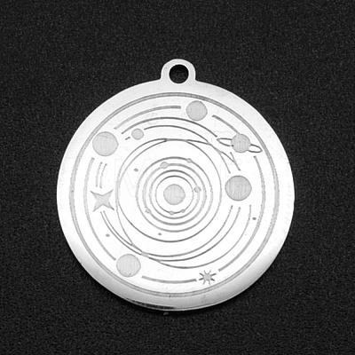 Non-Tarnish 201 Stainless Steel Pendants STAS-S105-LA127-1