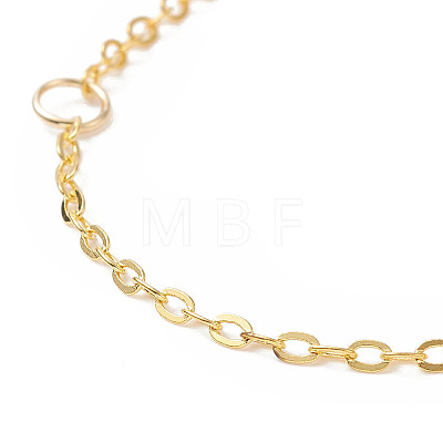 Brass Curb Chain Bracelet for Men Women BJEW-JB09135-1