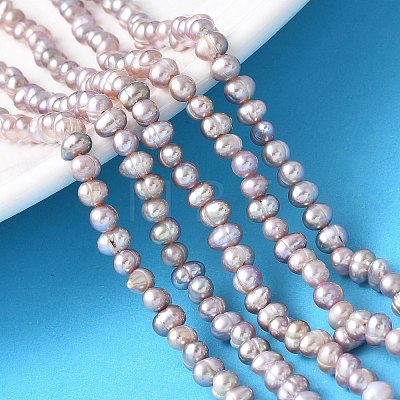 Natural Cultured Freshwater Pearl Beads Strands PEAR-I007-07M-02-1