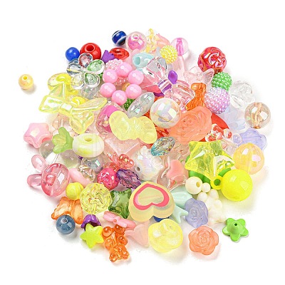 Opaque & Transparent Acrylic Beads MACR-M035-08-1