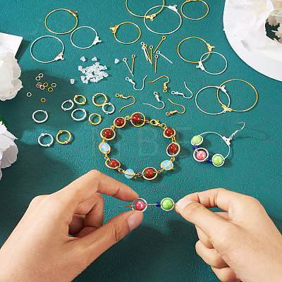 DIY Earring Making Finding Kit DIY-TA0005-03-1