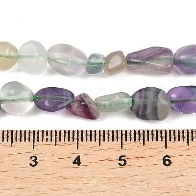 Natural Fluorite Beads Strands G-K395-B07-01-1