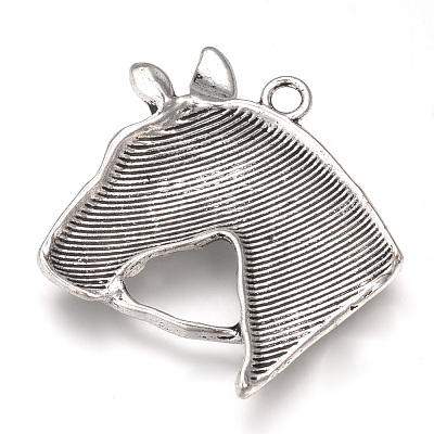 Tibetan Style Alloy Pendants X-TIBEP-T002-108AS-NR-1