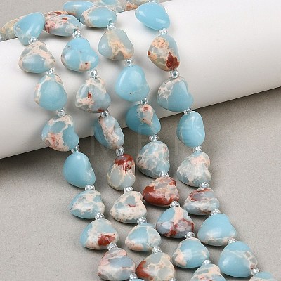 Synthetic Shoushan Stone Beads Strands G-NH0069-A05-1