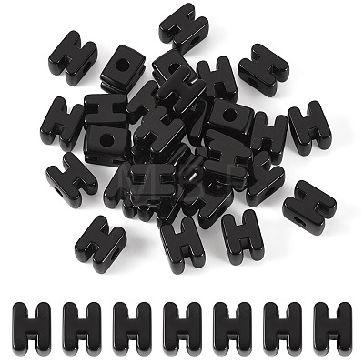 Acrylic European Beads OACR-TAC0013-14H-1