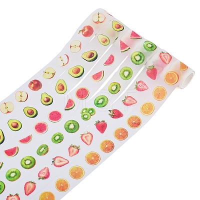6Rolls 6 Styles PET Tape Stickers for Card Making DIY-TA0015-37-1