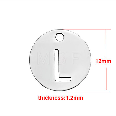 Non-Tarnish 201 Stainless Steel Charms STAS-Q201-T051-L-1