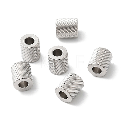 202 Stainless Steel Beads STAS-A081-05P-1