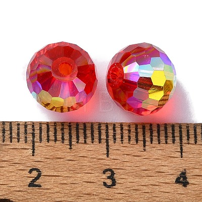 AB Color Plated Glass Beads EGLA-P059-02B-AB06-1