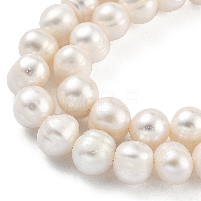 Natural Cultured Freshwater Pearl Beads Strands PEAR-C003-09A-1