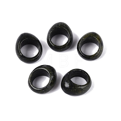 Natural Serpentine Finger Rings for Unisex G-Q601-14A-1