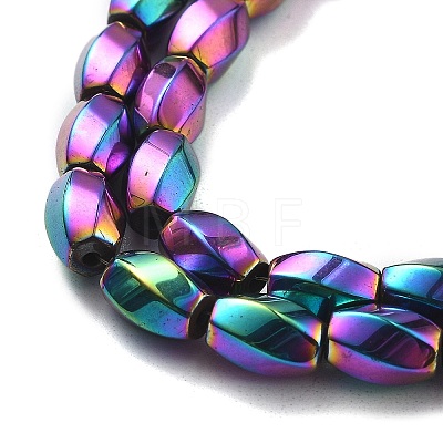 Electroplated Synthetic Non-magnetic Hematite Beads Strands G-P545-G02-02-1