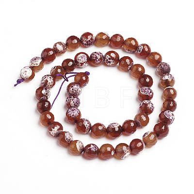 Natural Agate Beads Strands G-E560-D01-8mm-1