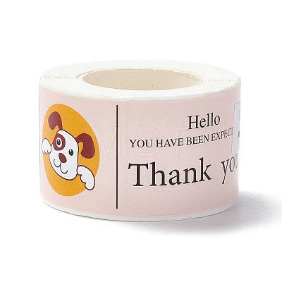 Thank You Stickers Roll DIY-O021-05-1