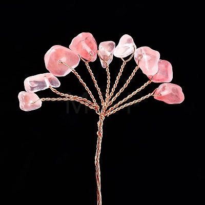 Natural Cherry Quartz Glass Display Decorations PW-WG3C0D9-13-1