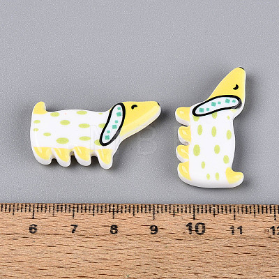 Printed Opaque Resin Beads RESI-N043-04D-1