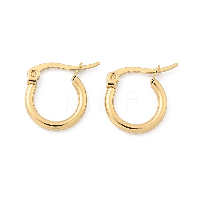 Ion Plating(IP) 304 Stainless Steel Hoop Earrings X-EJEW-N0016-11G-A-1