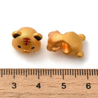 SUPERFINDINGS Tiger Alloy Beads FIND-FH0003-51-1