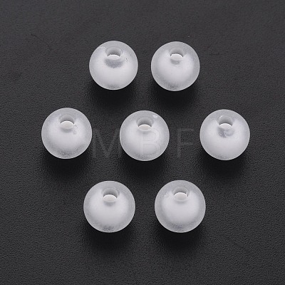 Frosted Acrylic Beads X-FACR-Q006-16mm-01-1