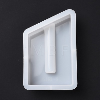 Trapezoid Display Holder Silicone Molds DIY-M045-06B-1
