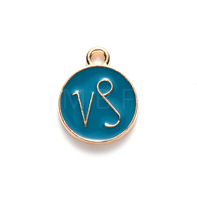 Alloy Enamel Pendants ENAM-S124-01B-05E-1