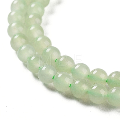 Natural Nephrite Jade/Hetian Jade Beads Strands G-NH0005-030A-1
