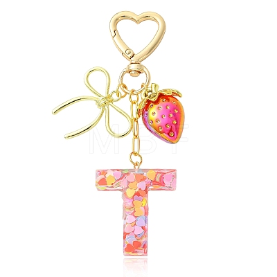 Alloy & Resin Pendant Decorations HJEW-YW00401-06-1
