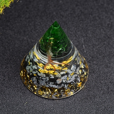 Orgonite Cone Resin Display Decorations PW-WG4EF50-01-1