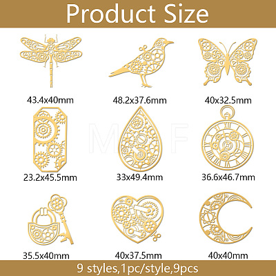 Nickel Decoration Stickers DIY-WH0450-089-1