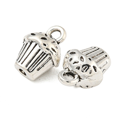 Cake Tibetan Style Alloy Pendants TIBEP-R344-26AS-LF-1