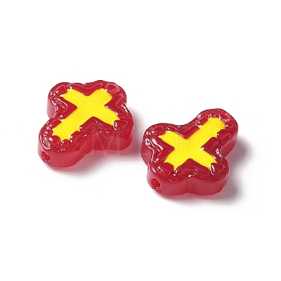 Baking Paint Glass Enamel Beads BLOW-D300-06N-1