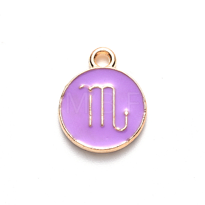 Alloy Enamel Pendants LS-ENAM-S124-01A-01L-1
