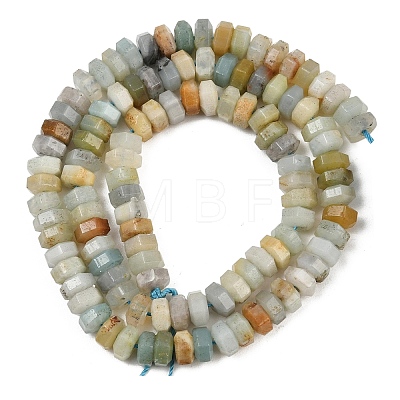 Natural Flower Amazonite Beads Strands LS-G-G317-A30-3X6MM-1