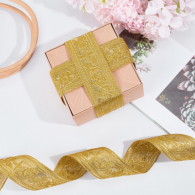 10M Vintage Jacquard Polyester Ribbon OCOR-DR0001-31A-1