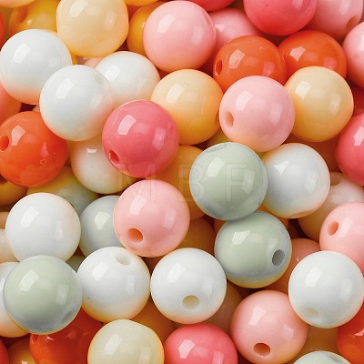 Opaque Acrylic Beads SACR-Q004-02A-1