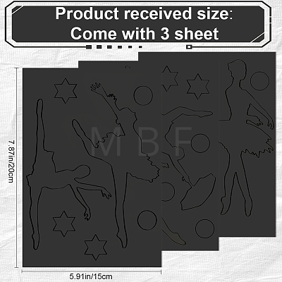 Mirror Acrylic Self Adhesive Wall Decorative AJEW-WH0518-24C-1