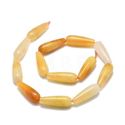 Natural Yellow Aventurine Beads Strands G-E576-48-1