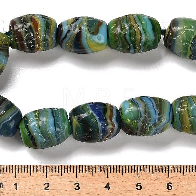 Handmade Lampwork Beads Strands LAMP-C016-01B-1