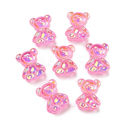 Cartoon Transparent Resin Cabochons RESI-G073-01G-1